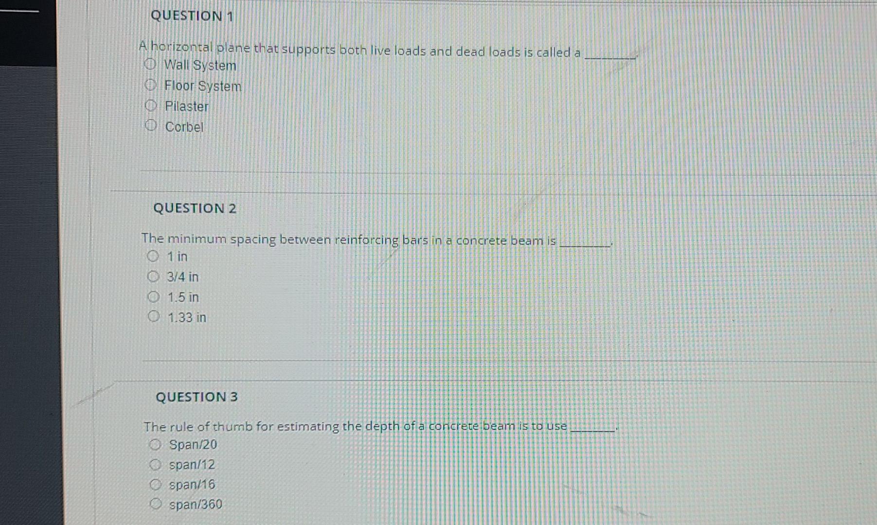 Solved QUESTION 1 A horizontal plane that supports both live | Chegg.com