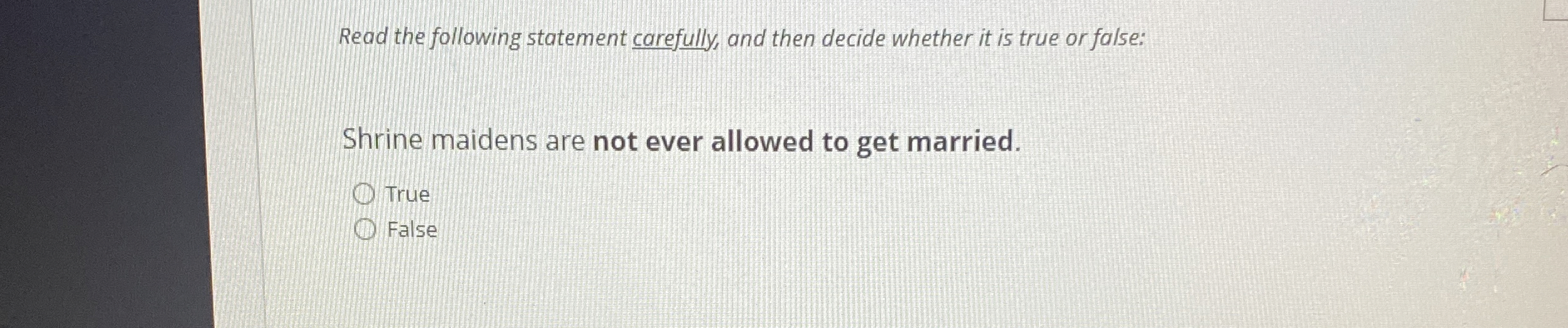 Solved Read the following statement carefully, and then | Chegg.com
