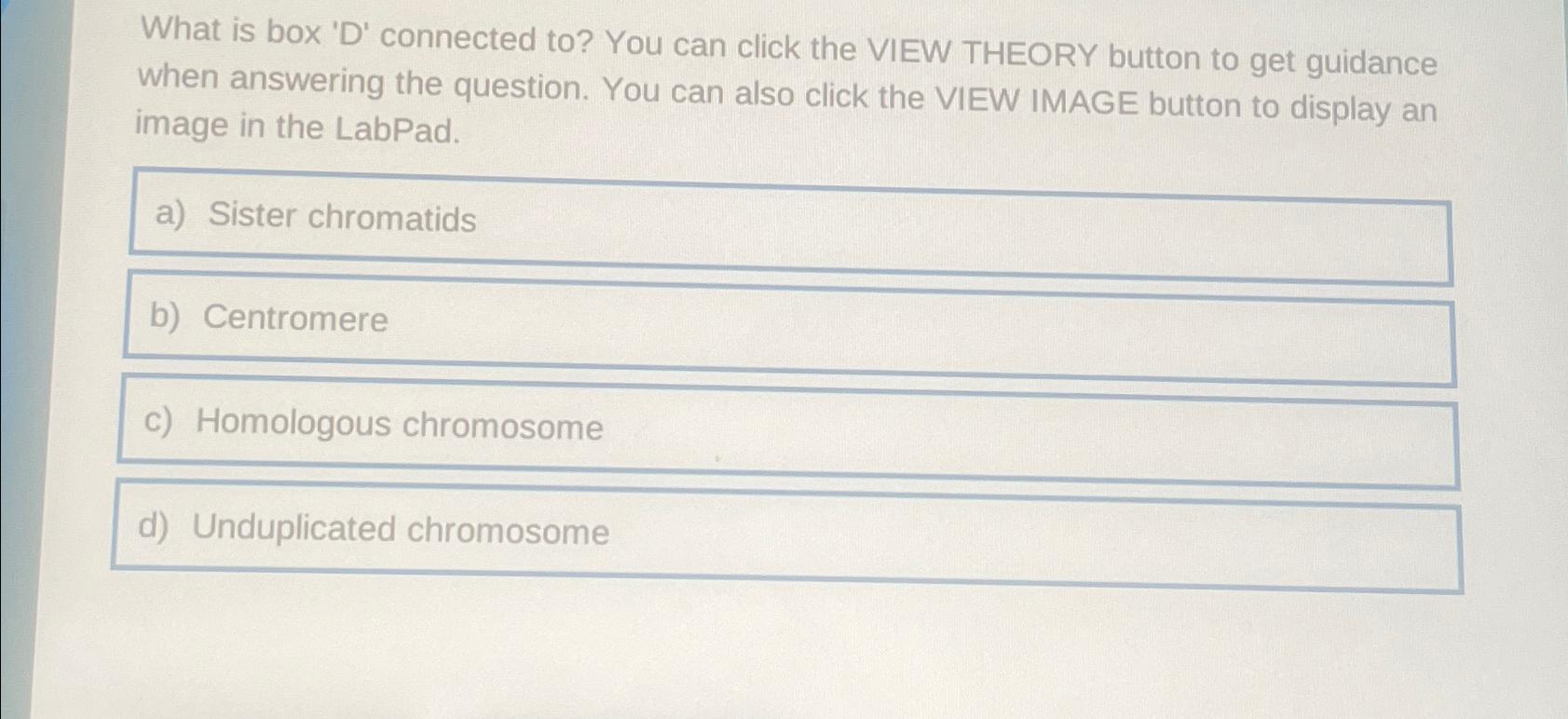 Solved What is box 'D' ﻿connected to? ﻿You can click the