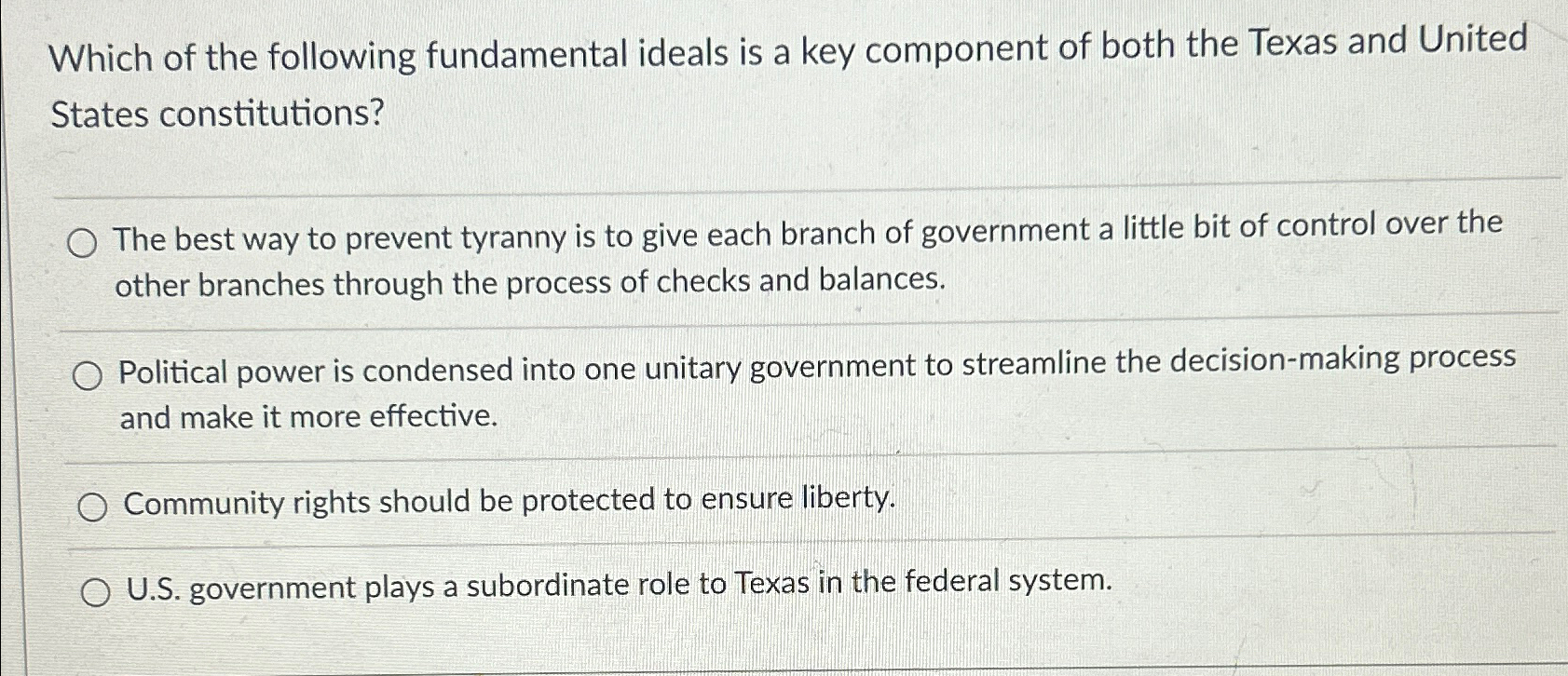 Solved Which of the following fundamental ideals is a key | Chegg.com