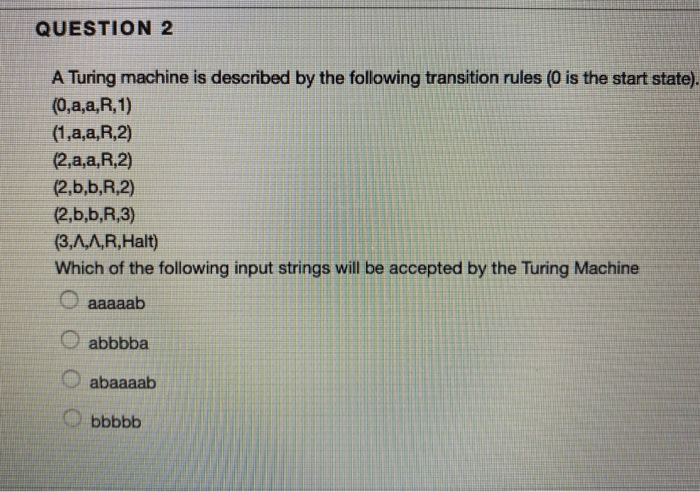 Solved QUESTION 1 Below Is A Final State PDA That Accepts | Chegg.com