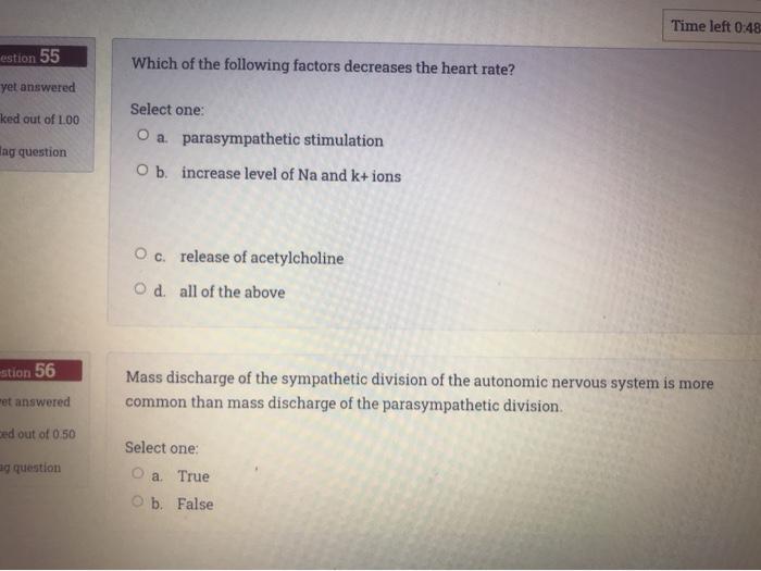 Solved on 53 The amount of blood ejected by the ventricles | Chegg.com