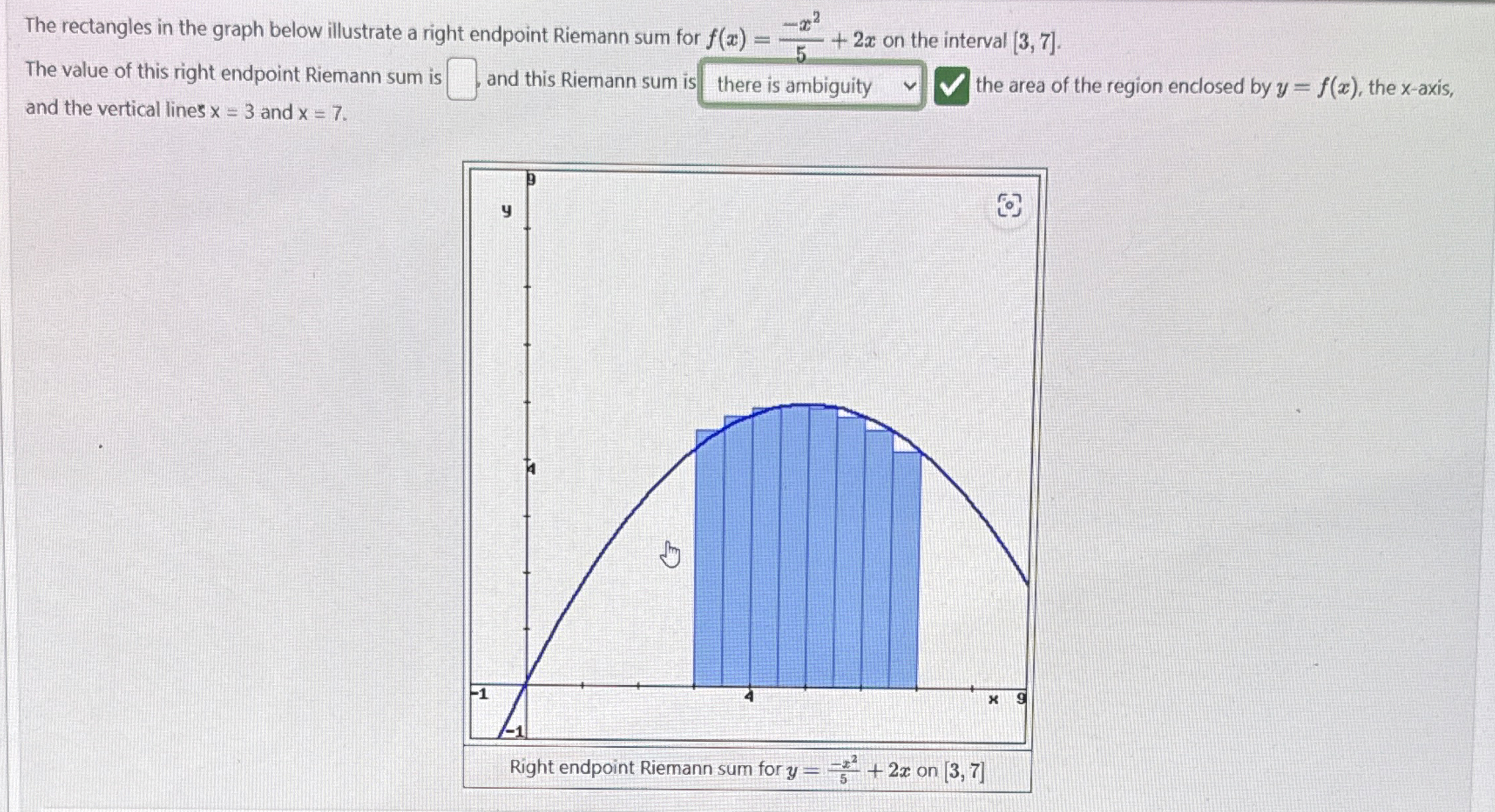 Solved The rectangles in the graph below illustrate a right | Chegg.com