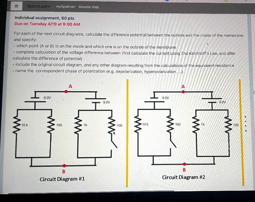 Solved III Spel.eLearn mySpelman Moodle Help Individual