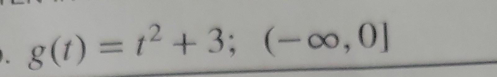 how to find the domain restriction of an inverse function