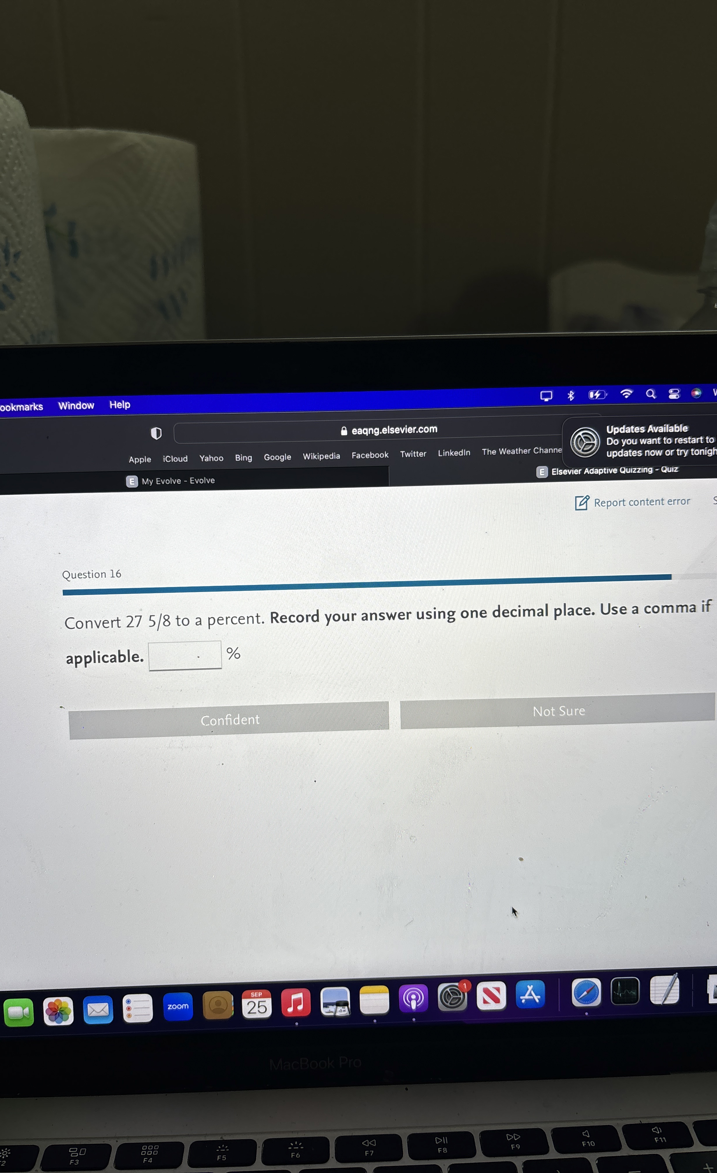 Question 16Convert 2758 ﻿to a percent. Record your | Chegg.com