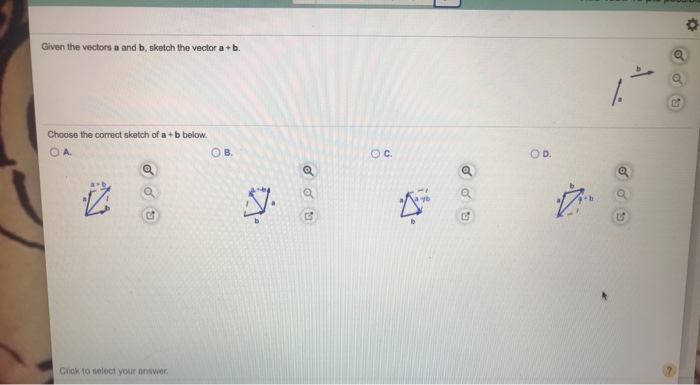 Solved Given The Vectors A And B, Sketch The Vector A+b. | Chegg.com