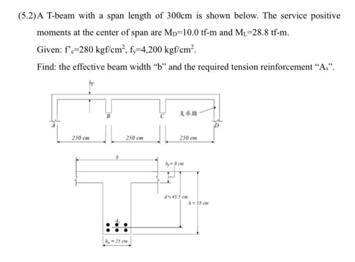 solved-5-2-a-t-beam-with-a-span-length-of-300-cm-is-shown-chegg