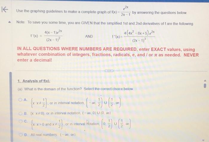 Solved Use the graphing guidelines to make a complete graph | Chegg.com