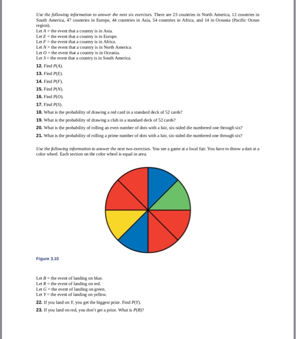 Solved Use the following information to answer the next six | Chegg.com