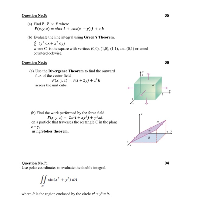 Solved Question No 5 05 A Find 𝐹 Chegg Com