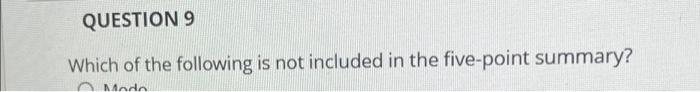Solved Which of the following is not included in the | Chegg.com