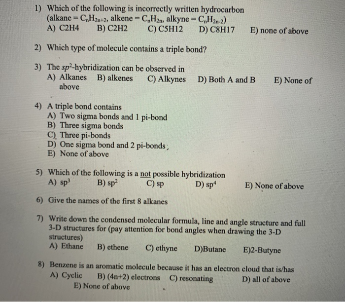 Solved 1 Which of the following is incorrectly written Chegg