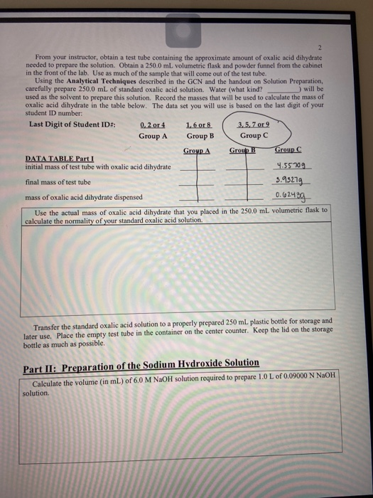 Solved I Need To Use The Given Data In Group C To Answer | Chegg.com