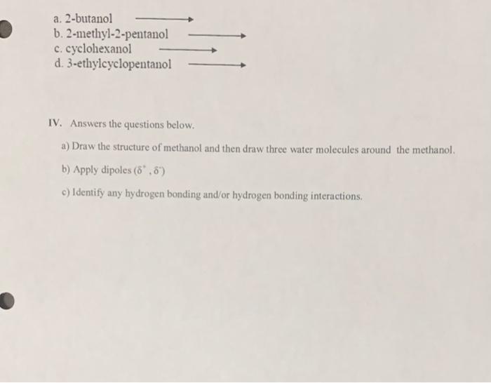 Solved Chapter 13: Alcohol, Phenols, Thiols & Ethers 1. Draw | Chegg.com