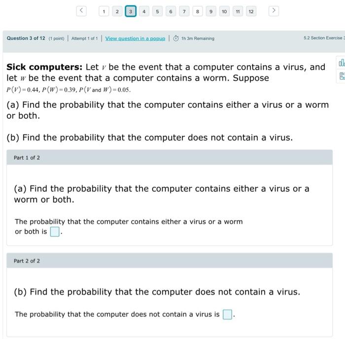 Solved 1 2 3 4 5 6 7 8 9 10 11 12 Question 8 of 12 (1 point) | Chegg.com