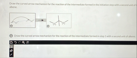 Solved Draw the curved arrow mechanism for the reaction of | Chegg.com