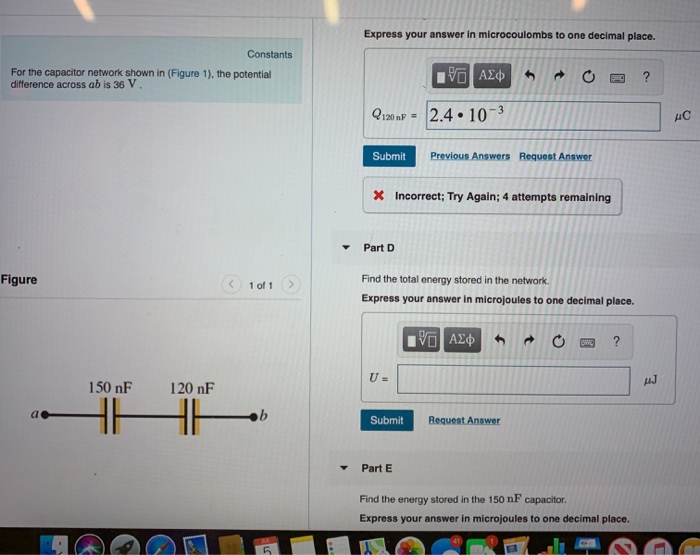 Solved Express Your Answer In Microcoulombs To One Decima Chegg Com