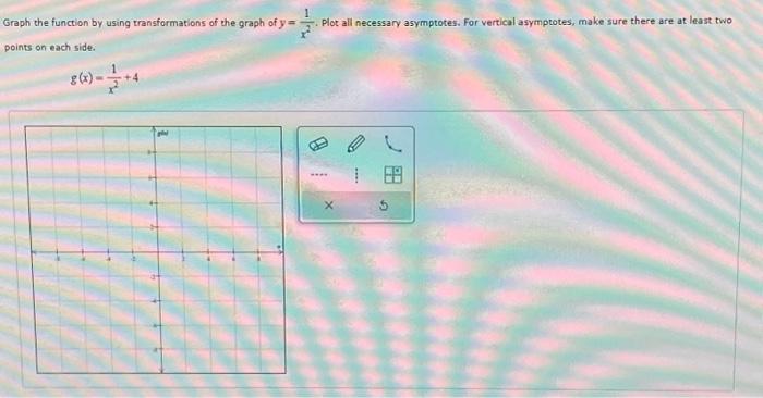 Solved 1 Graph the function by using transformations of the | Chegg.com