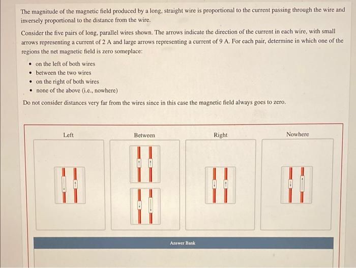 Solved The magnitude of the magnetic field produced by a | Chegg.com