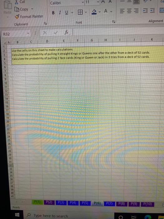 Solved calculate the probability of pulling fourth Street
