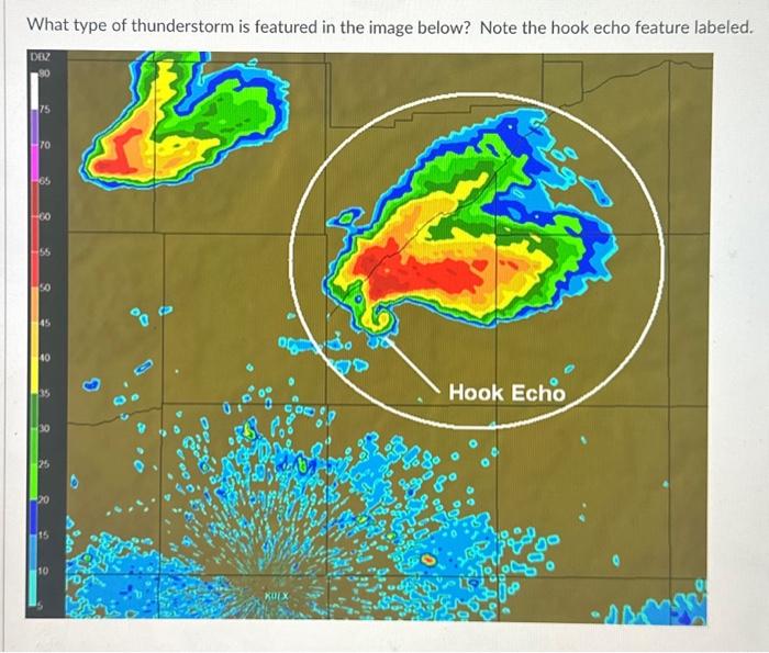 Solved What type of thunderstorm is featured in the image | Chegg.com