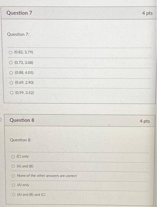 Solved please do all. they are all based off of the same | Chegg.com