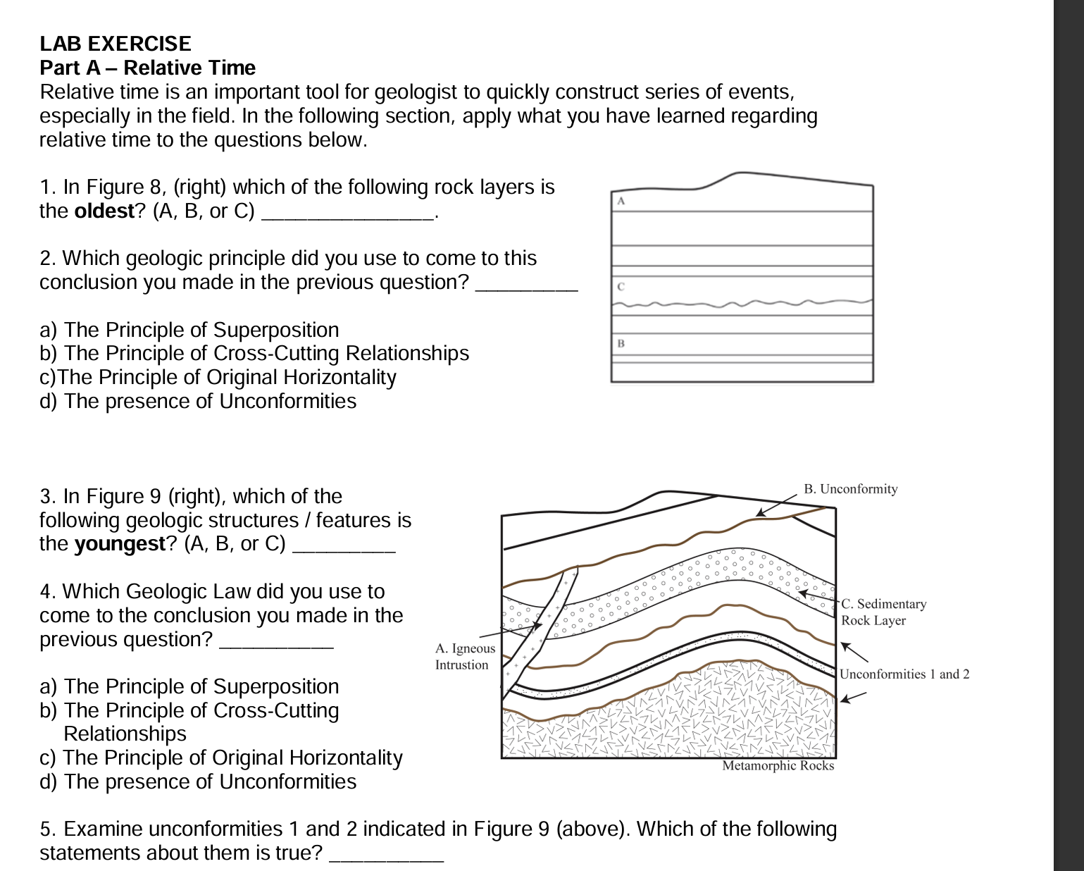 Solved LAB EXERCISE Part A - ﻿Relative Time Relative time is | Chegg.com