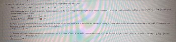 Please answer part a and b correct. 2 different chegg | Chegg.com
