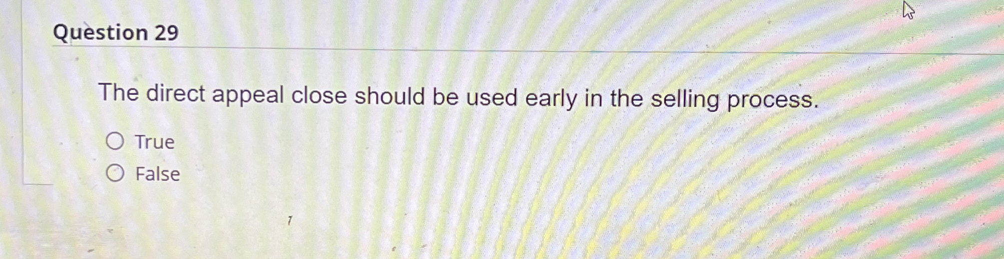 Question 29The direct appeal close should be used | Chegg.com