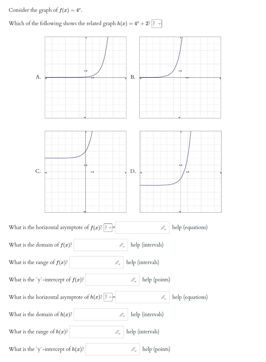 Solved Consider The Graph Of F x 4 Which Of The Chegg