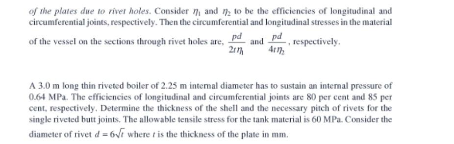 Solved of the plates due to river holes. Consider 7 and 1/2 | Chegg.com