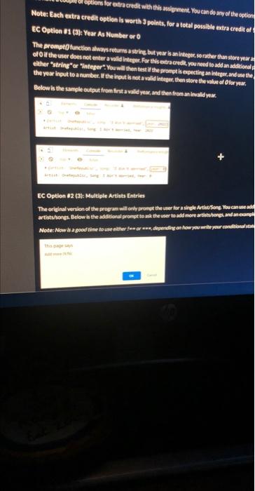 Part 1: Assignment JavaScript and HTML. Files Ha | Chegg.com