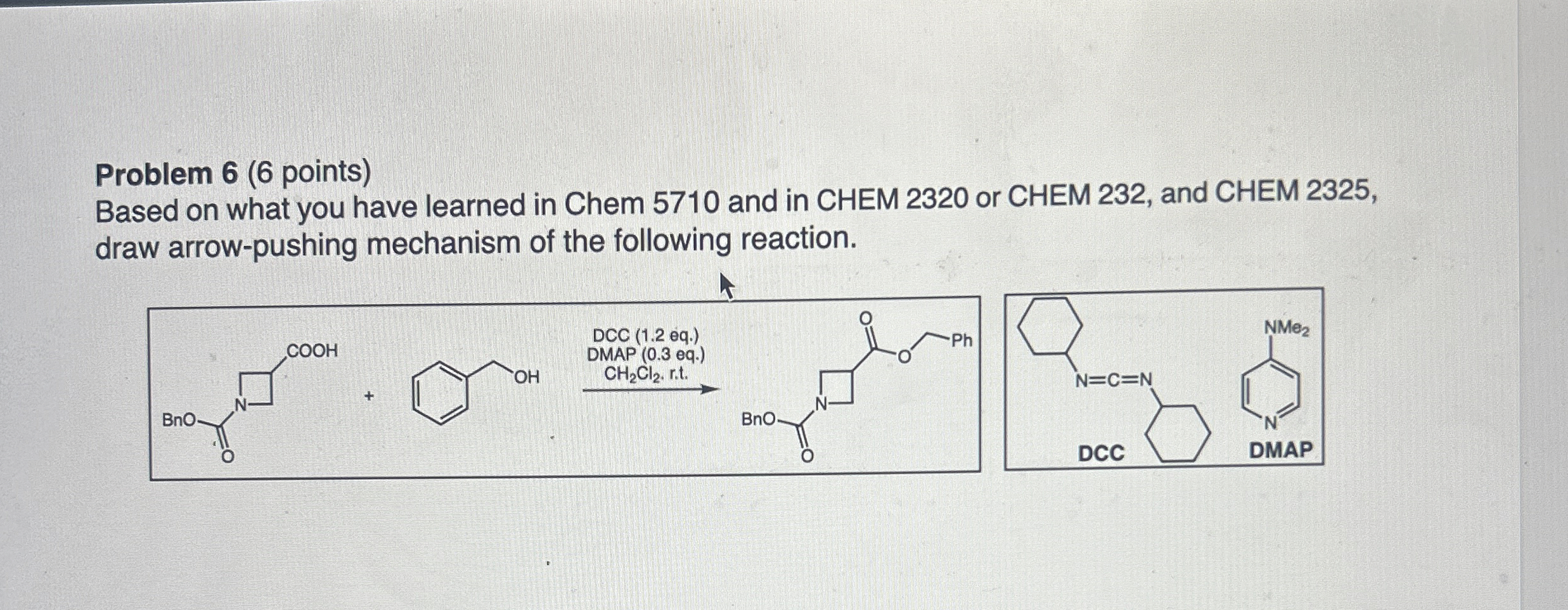 Solved Problem 6 (6 ﻿points)Based on what you have learned | Chegg.com