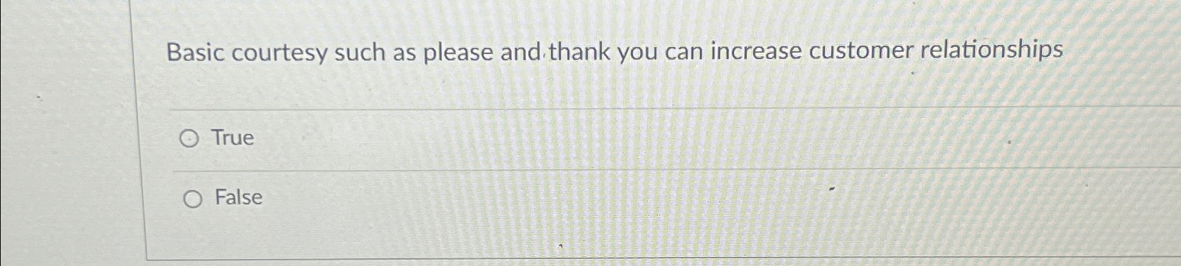 Solved Basic courtesy such as please and thank you can | Chegg.com