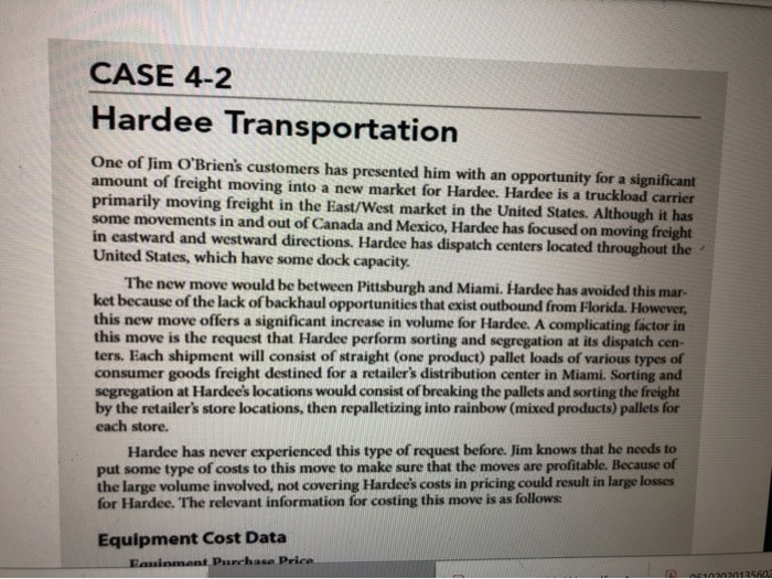 2 what is the total cost of this move cost per cwt cost per revenue mile image