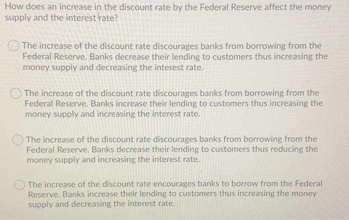 solved-how-does-an-increase-in-the-discount-rate-by-the-chegg