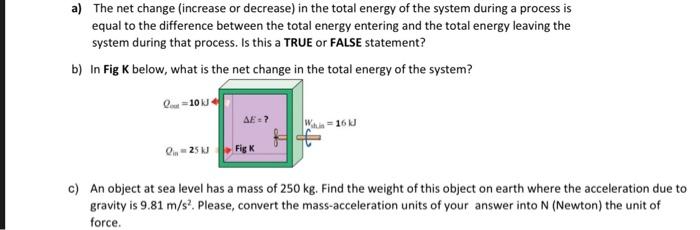 Solved a) The net change (increase or decrease) in the total | Chegg.com