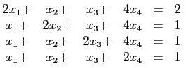 Сколько элементов имеет фср уравнения 4x1 3x2 2x3 x4 0