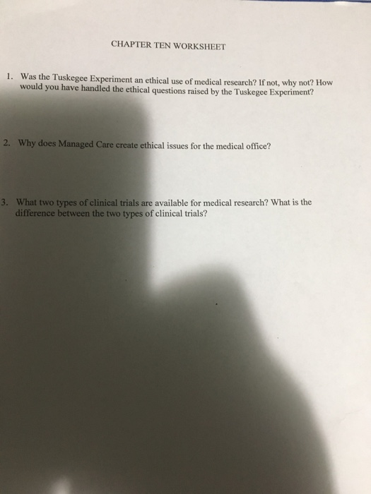 tuskegee experiment worksheet answers