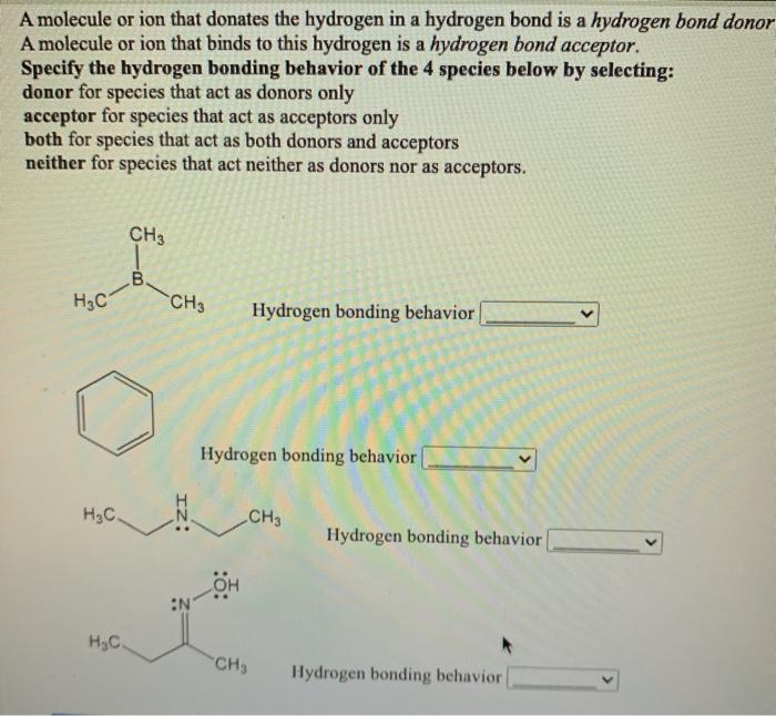 Solved A molecule or ion that donates the hydrogen in a | Chegg.com