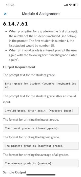 Solved 61. Using a loop, write a program that takes 10 | Chegg.com