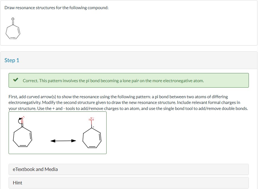 Solved Draw resonance structures for the following | Chegg.com