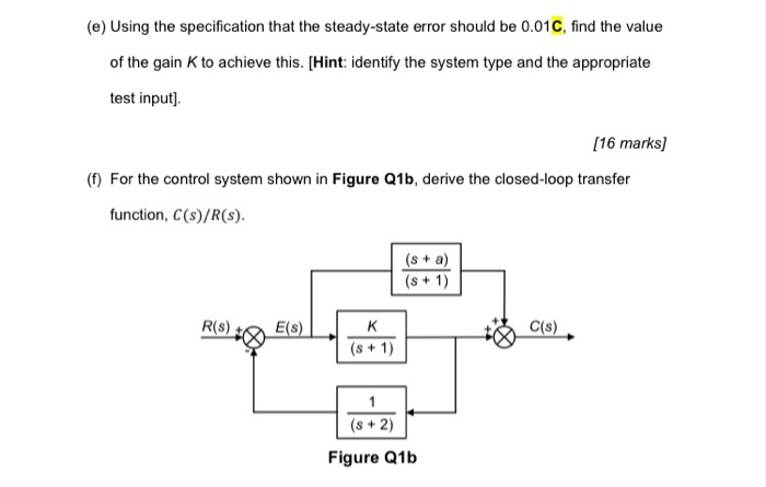 Solved Assume That The Following Transfer Functions, Which | Chegg.com