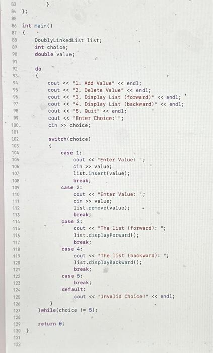 Solved code is for c++. i will give you my week 11 code and | Chegg.com