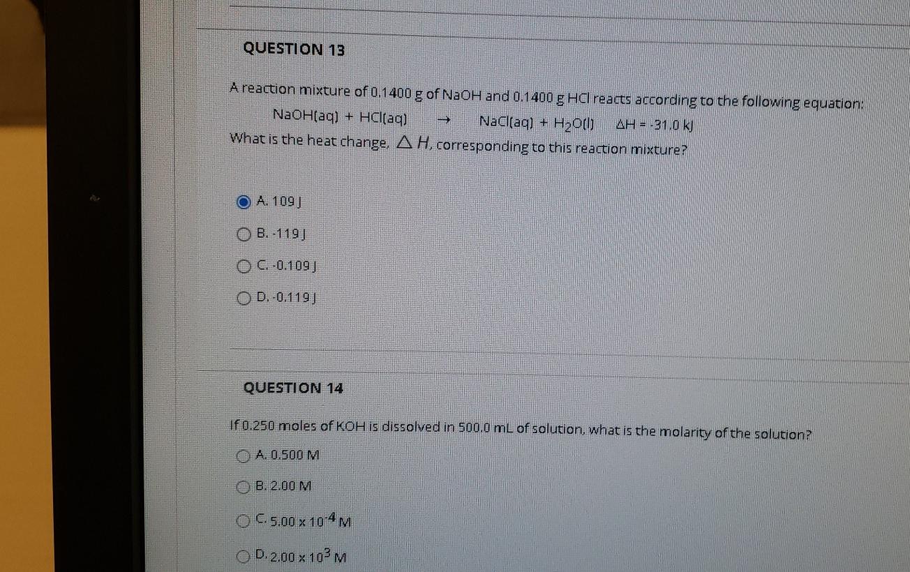 Solved O C. pH=-4, basic D.pH= 4, acidic QUESTION 19 What is | Chegg.com