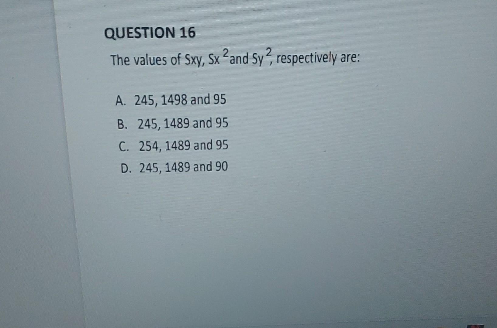 Solved Questions 16−18 refer to the problem below. The | Chegg.com