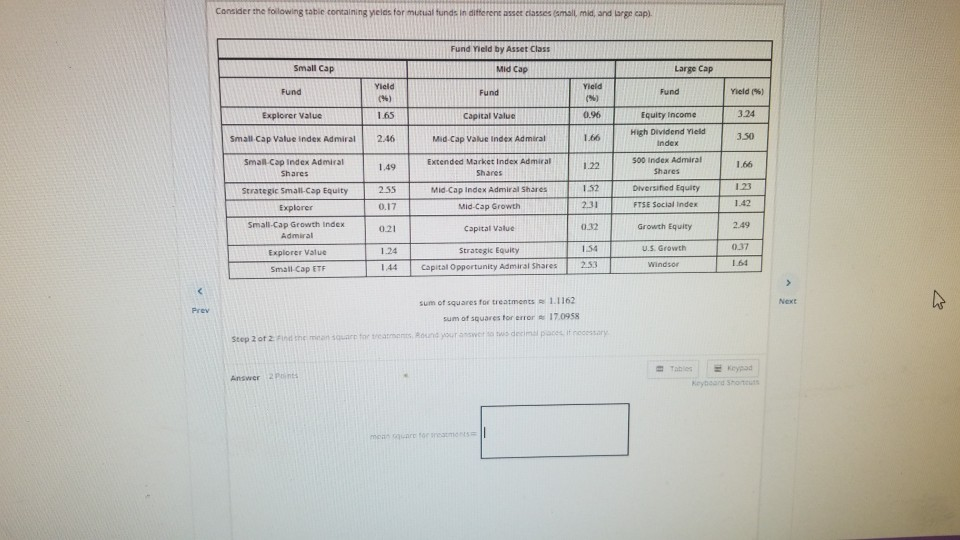 solved-consider-the-following-table-containing-yields-for-chegg