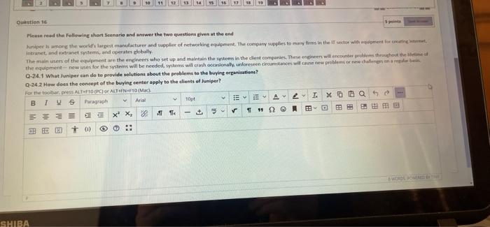 Solved Question 16 5 points Please read the Following short | Chegg.com