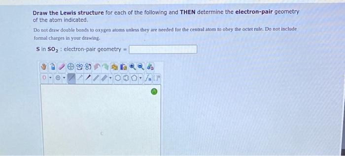 Solved Draw the Lewis structure for each of the following | Chegg.com